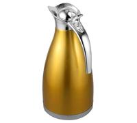 BAZEITFLOW Pichet bouteille élégante carafe thermique bouteille thermique chaud bec pichet à café bouilloire isolée sous vide sous vide cruches Doré