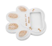 BAZEITFLOW Pierre Commémorative pour Chien Extérieur Plaque Funéraire pour Animaux de Compagnie Le Jardin Souvenir Animal Disparu