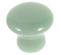 BAZEITFLOW Pierre de Massage Visage Jade Vert Forme de Champignon Massager Manuel pour Détente Musculaire Amélioration Circulation et Soulagement Douleurs