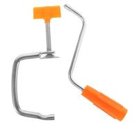 BAZEITFLOW Pince de Maintien Robuste en Fer et Poignée de Remplacement pour Machine à Pâtes Manuelle - Kit 2 Pièces Clip de Fixation, Accessoire la Cuisine pour Fabrication de Pâtes Fraîches