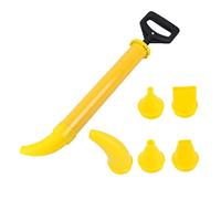 BAZEITFLOW Pistolet pour Joint Ciment, Dispositif 5 Fonctions 5 Têtes, Baguette de Coulis et Joint de Calfeutrage, Outil Polyvalent ABS