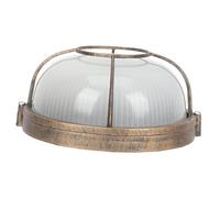 BAZEITFLOW Plafonnier Led Extérieur Vintage Applique Murale Marine Éclairage De Jardin En Métal Et Verre Design Élégant Protection Ip65 1 Pièce