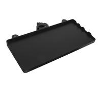BAZEITFLOW Plateau en Plastique Noir pour Pied de Microphone Fixation à Pince, Léger et Portable, pour Home Music Stand Setups et Live Streaming