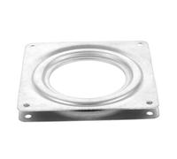 BAZEITFLOW Plateau Tournant Métallique pour Meubles Roulement à Billes Robuste Mécanisme Pivotant Mini pour Chaises de Bar Fauteuils et Présentoirs Installation Facile