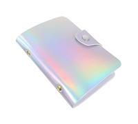 BAZEITFLOW Pochette en Cuir pour Plaque Stamping Ongles Boucle, Étui Fonctionnel et Élégant pour Organiser Jusqu'à 20 Gabarits D'impression Nail Art