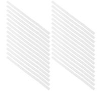 BAZEITFLOW Pochette Longue en Plastique pour Ceintures 100 Pièces 110x5 Cm