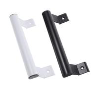 BAZEITFLOW Poignée de Porte Coulissante Aluminium Design Visible Finition Blanche Compatible Portes et Fenêtres Poignée Multi Usage pour Cuisine et Armoire