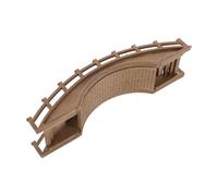 BAZEITFLOW Pont Miniature Bois Naturel Décoratif Pont Arche pour Jardin Ornement Paysager pour Bonsaï Modèle Décoratif Robuste et Polyvalent