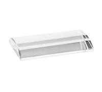 BAZEITFLOW Porte-palette Verre u Courbé Pour Applications De Extensions De Cils Support Pratique Pour Volume Important