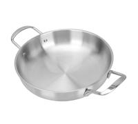 BAZEITFLOW Pot à Nouilles Coréen Acier Inoxydable Marmite à Soupe avec Double Poignée Stable et Graduation Intégrée Cuisson Énergétique et Uniforme pour Ramen et Fruits de Mer