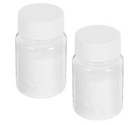 BAZEITFLOW Poudre de Flocage pour Loisirs Créatifs 2 Flacons 10 G Blanc Neige 1,5 Mm pour Flocage de Poupées et Miniatures, Kit DIY Artistique pour Sculpture et Décoration Manuelle