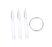 BAZEITFLOW Présentoir Ongles Fan 40 Pièces Transparent Anneaux, Palettes Couleur Manucure pour Nail Art Débutants et Professionnels, Outils de Présentation Vernis à Ongles Pratique