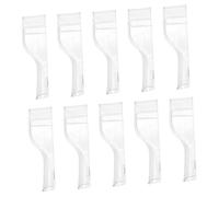 BAZEITFLOW Protège-têtes De Brosse à Dents Électrique 10 Pièces, Housses Anti-poussière en Plastique Léger Étanche, Étui Portable Réutilisable pour Voyage Et Activités en Plein Air