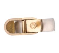 BAZEITFLOW Rabot à Pouce en Laiton pour Violon Lame Plate de 18 MM - Mini-Rabot Manuel de Précision pour Travail du Bois - Outil Compact pour Lutherie et Réglage Fin des Instruments de