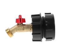 BAZEITFLOW Raccords De Tuyau pour Bac IBC Robinet pour Bac IBC Raccords pour Réservoir d'eau IBC Raccords pour Bac IBC Robinet pour Réservoir IBC Raccord IBC vers 1/2 Robinet pour