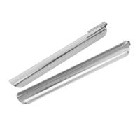 BAZEITFLOW Ramasse-Miettes de Table en Acier Inoxydable 304 Lot de 2 Pièces Outil Portable pour Serveurs et Restaurants Nettoyage des Miettes et Résidus Alimentaires Accessoire Compact