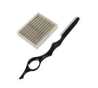 BAZEITFLOW Rasoir De Coupe De Cheveux Kit 11 Pièces Lame Effileur Taille Unique Usage Professionnel Et Domestique Barbier Cheveux