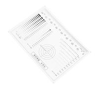 BAZEITFLOW Règle de Centrage Transparente pour Mesure de Profondeur et Marquage Précis Outil de Détection de Fissures et Taches Mesure Exacte pour Positionnement Contrôle