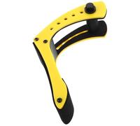 BAZEITFLOW Repose-pied pour Guitare Électrique et Basse Réglable en Métal Coussinet Mousse Antidérapant Jaune, Support Stable et Léger pour Posture Ergonomique, Utilisation en Studio