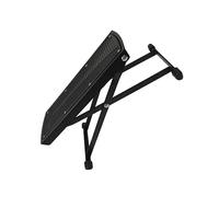 BAZEITFLOW Repose Pied pour Guitare Réglable Positions Surface Antidérapante et Structure Métallique Robuste pour Utilisation avec Guitare Électrique et Acoustique