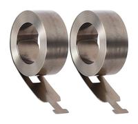 BAZEITFLOW Ressorts Plats de Tension de Fenêtre, Ressort de Tension à Spire Plate, Acier Inoxydable, Lot de 2, 1,2 M, pour Levage Fluide de Fenêtres Pliantes et Stores Enrouleurs
