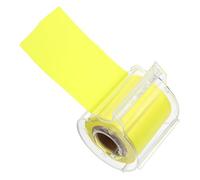 BAZEITFLOW Rouleau de note autocollante avec dévidoir, autocollant mémo portable réutilisable, facile à déchirer, pour l’organisation des pages au bureau et maison