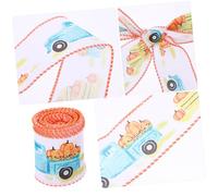 BAZEITFLOW Ruban D Automne DIY pour Cadeaux et Décorations Ruban de Couleur Souple et Résistant pour et Fêtes de Thanksgiving