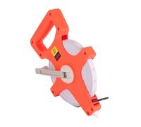 BAZEITFLOW Ruban Métrique à Manivelle Robuste pour Mesure de Chantier Outil de Mesure Industriel et Topographique Coque avec Protection pour Menuisier et Construction