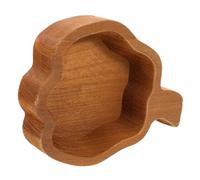 BAZEITFLOW Rustic Pumpkin Serving Platter Wooden Tray For Appetizers Fruits And Nuts Portable Outdoor Cheese Board For Parties And Home Decor