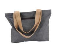 BAZEITFLOW Sac de Rangement Maquillage Grand Format Oxford Imperméable Trousse Cosmétique Portable avec Capacité Sac Fourre-Tout pour Courses et Usage Quotidien Gris