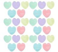 BAZEITFLOW Sachets Refermables de Cœur PVC 100 Pcs Multicolores pour Emballage Bijoux, Sachets Anti-ternissement, Paquet à Friandises et Conservation Alimentaire