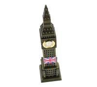 BAZEITFLOW Sculpture Vintage Big Ben Matériaux Durables Modèle de Tour de Londres Décoration de Bureau et Maison Ornement Souvenir Angleterre pour Amateurs Histoire