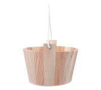 BAZEITFLOW Seau de Sauna en Bois Fait Main 5 L Poignée Robuste, Accessoire Sauna Traditionnel pour Bain, Spa, pour Usage Intérieur et Extérieur, Décoration Hammam Naturelle