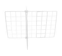 BAZEITFLOW Séparateur de Fils Réglable pour Réfrigérateur et Congélateur Panneau de Séparation en Grillage Métallique Robuste Organisateur D’Étagère 42-56 CM X 42-56 CM X 32 CM Accessoire