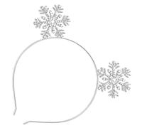 BAZEITFLOW Serrage-tête Flocon De Neige Noël Taille Unique Alliage Argenté Accessoire Cheveux Festif Femmes Et Garçon Et Filles Costume Fête Hiver