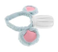 BAZEITFLOW Serre-tête Oreilles De Souris Avec Toque De Chef Blanche Accessoire Cosplay Doux Et Confortable Pour Fête Anniversaire Garçons Et Filles