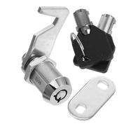 BAZEITFLOW Serrure à Came Tubulaire Double Verrouillage pour Boîtes à Outils Meubles et Compartiments Camping Clé pour Sécuriser Rangement Polyvalent