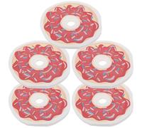 BAZEITFLOW Serviettes en Papier Matériau Papier Jetables Lot de 100 Forme Donut Irrégulière, Décoratives et Créatives pour Fêtes et Réunions Familiales