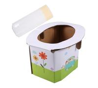 BAZEITFLOW Siège Potty Compact Pliable Portable pour Garçon Fille Rechange Toilette de Voyage Hygiénique et Pratique pour Camping et Déplacements