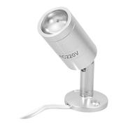 BAZEITFLOW Spot LED Encastrable Argenté Lumière Blanche Froide pour Vitrine Bijou Modèle et Montre Éclairage Exposition Pratique à Haute Luminosité Installation Facile sans