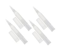 BAZEITFLOW Stylo De Nutrition Pour Ongles Et Lèvres Vide 4 Pièces 4 Ml Embout En Silicone Rotatif Pour Usage Quotidien Maquillage Et Soin Des Cuticules