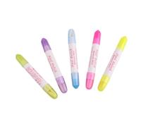 BAZEITFLOW Stylo Dissolvant Pour Vernis à Ongles 5 Pièces Taille Compacte Correcteur Pour Onglerie Usage Professionnel Et Domestique Multicolore (rouge, Jaune, Bleu, Violet, Turquoise