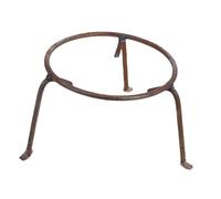 BAZEITFLOW Support à Wok Multifonction en Métal pour Foyer Extérieur Grand Format, Trépied Compact Petite Taille, La Cuisine De Camping, Résistant Aux Hautes Températures, Léger Et Portable