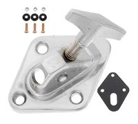 BAZEITFLOW Support de Jambe de Tom Fer Argenté Base de Montage pour Floor Tom Accessoire pour Batterie Compatible Plupart des Modèles de Tambours