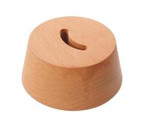 BAZEITFLOW Support de Rangement en Bois Naturel pour Chausse-pied, Base en Hêtre Ronde, Organiseur pour Chausse-pied de Placard, Accessoire Pratique pour Maison et Bureau, Antistatique,