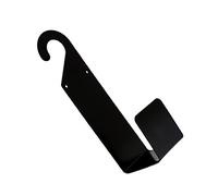 BAZEITFLOW Support Mural pour Tuyau Arrosage de Jardin Robuste et Décoratif Crochet Multifonction Enchevêtrement Charge Noir