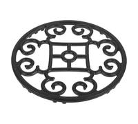 BAZEITFLOW Support pour Wok en Fer Robuste Anti-dérapant pour Cuisinière à Gaz, Anneau de Casserole Rond Multifonction, Accessoire Cuisson Gaz Polyvalent, Usage Familial,