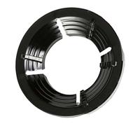 BAZEITFLOW Support Wok Pare Vent Noir pour Cuisinière à Gaz Rack Stable Déperdition de Chaleur Support Fourneau pour