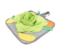 BAZEITFLOW Tapis à Renifler en Polaire pour Tapis de Recherche de Nourriture Anti-Stress Lavable Jouets pour Animaux de Compagnie Prévention de L'Obésité