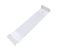 BAZEITFLOW Tapis de Mesure pour Bébé en Abs Pvc Blanc, Toise Pliable Positionneur de Pied Coulissant, Adapté aux Nourrissons pour Mesurer la Taille en Toute Sécurité la Maison Milieu